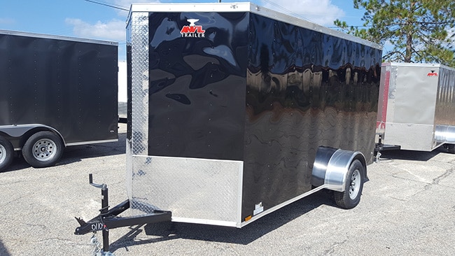 cargo trailers Anvil 6 Wide Black