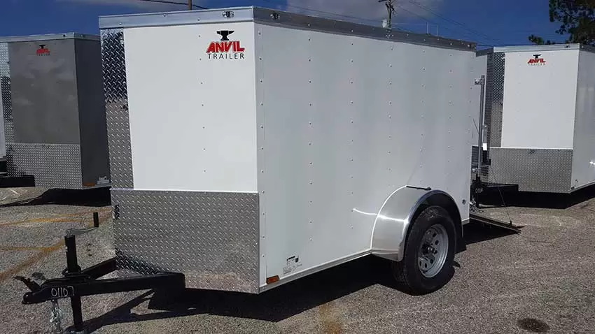 5x10 V Nose Anvil Cargo Trailer