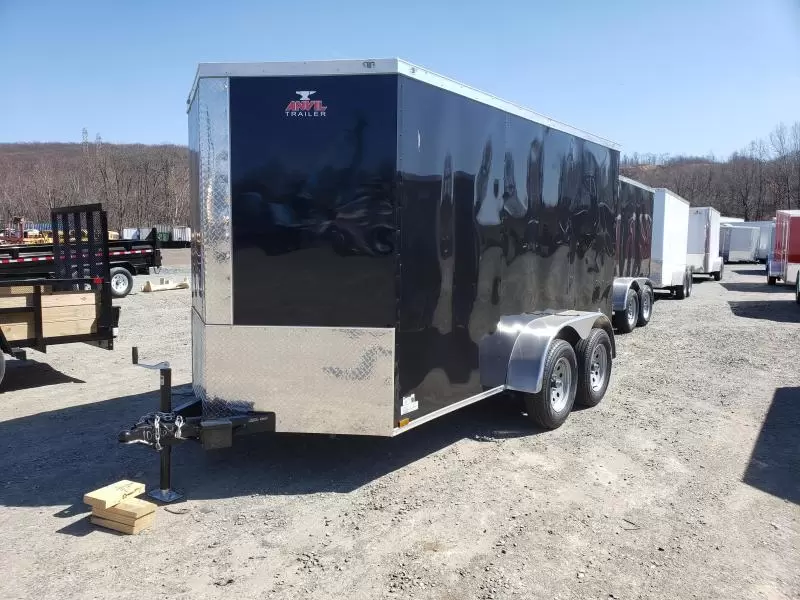 6x14 V Nose Tandem Axle Anvil Cargo Trailer