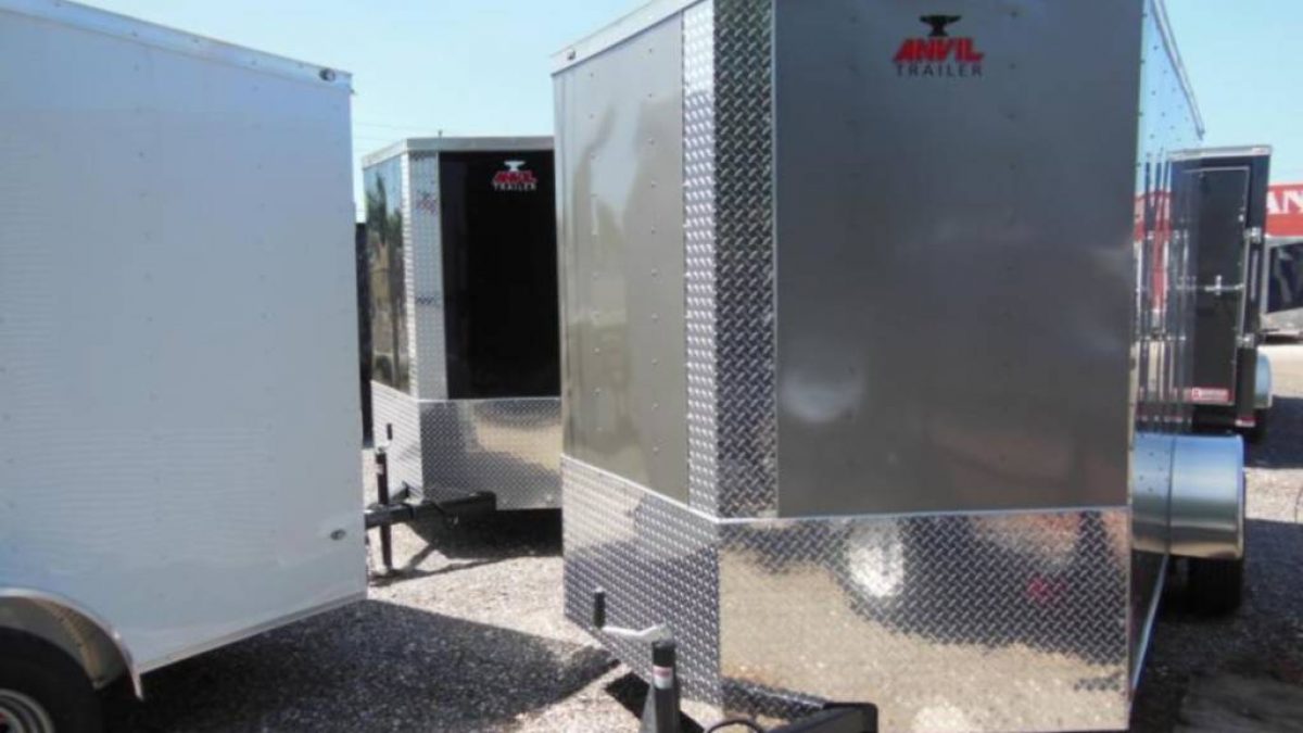 7x14 V Nose Single Axle Enclosed Trailers⭐️Anvil Trailers⭐️