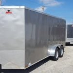 7x14 V Nose Tandem Axle Anvil Cargo Trailer