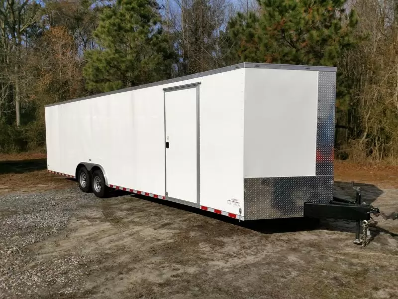 8.5x28 V Nose Tandem Axle Anvil Cargo Trailer